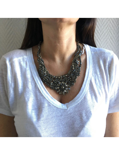 Plastron VALENTINO en strass