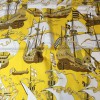 Hermès "Armada" in yellow silk