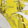 Hermès "Armada" in yellow silk