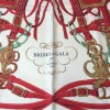 AUCTION Hermès "Brides de Gala" red silk