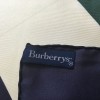 BURBERRY silk scarf Navy Blue, beige and green