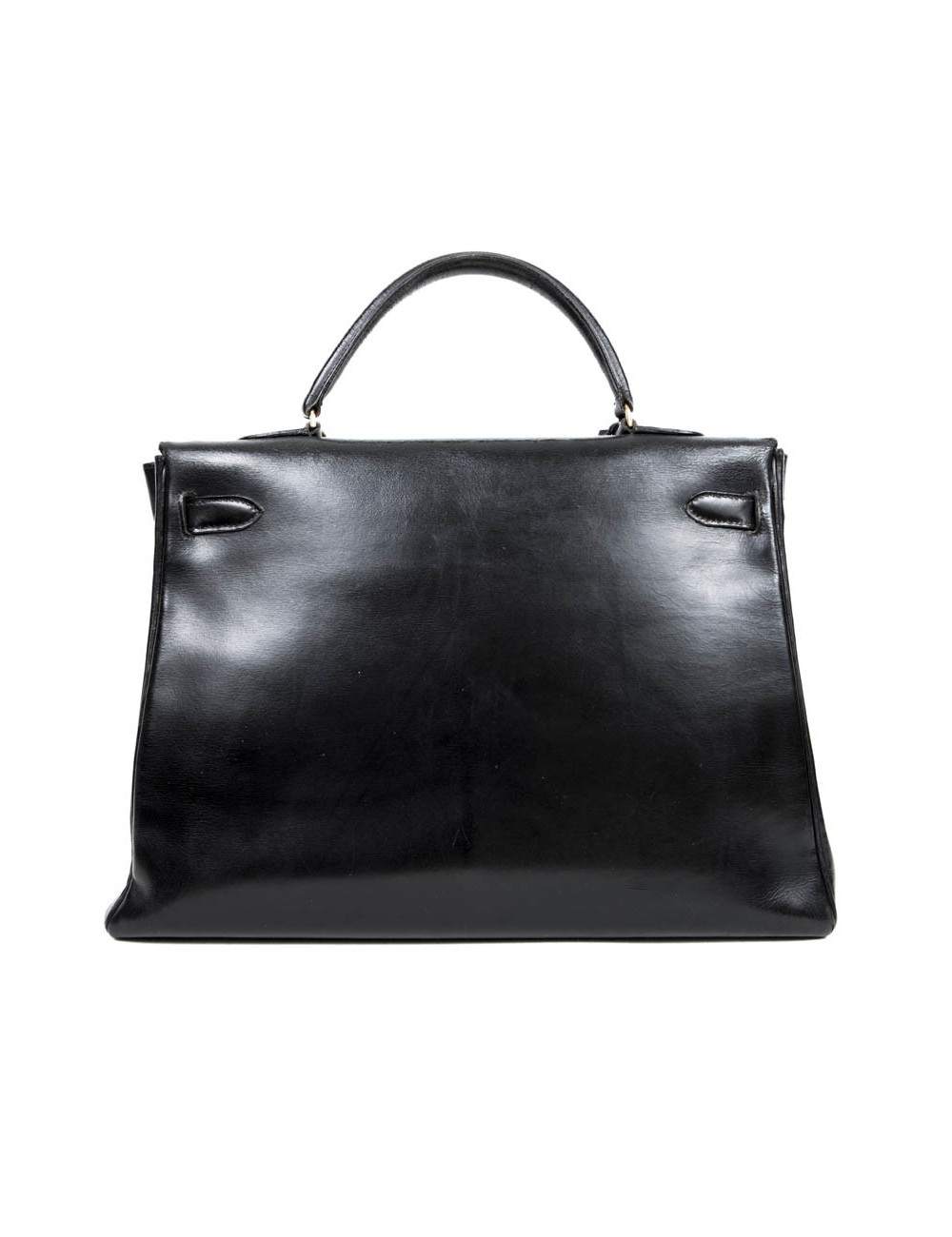Kelly 35 HERMES leather black box Vintage