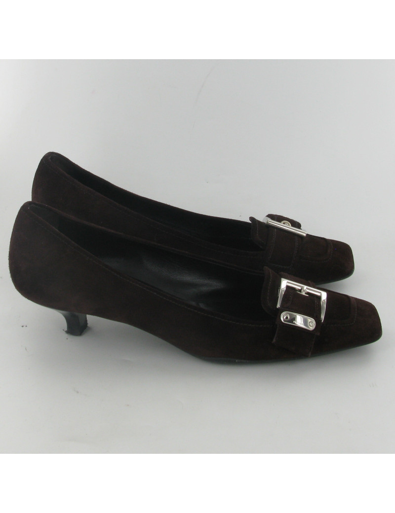 Escarpins en daim PRADA