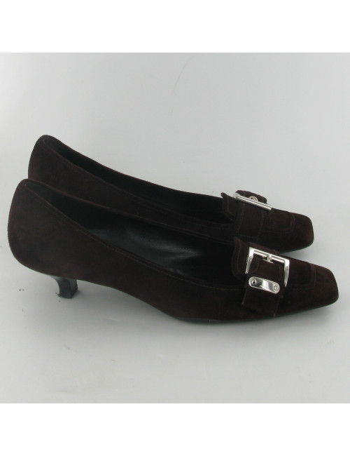 Escarpins en daim PRADA