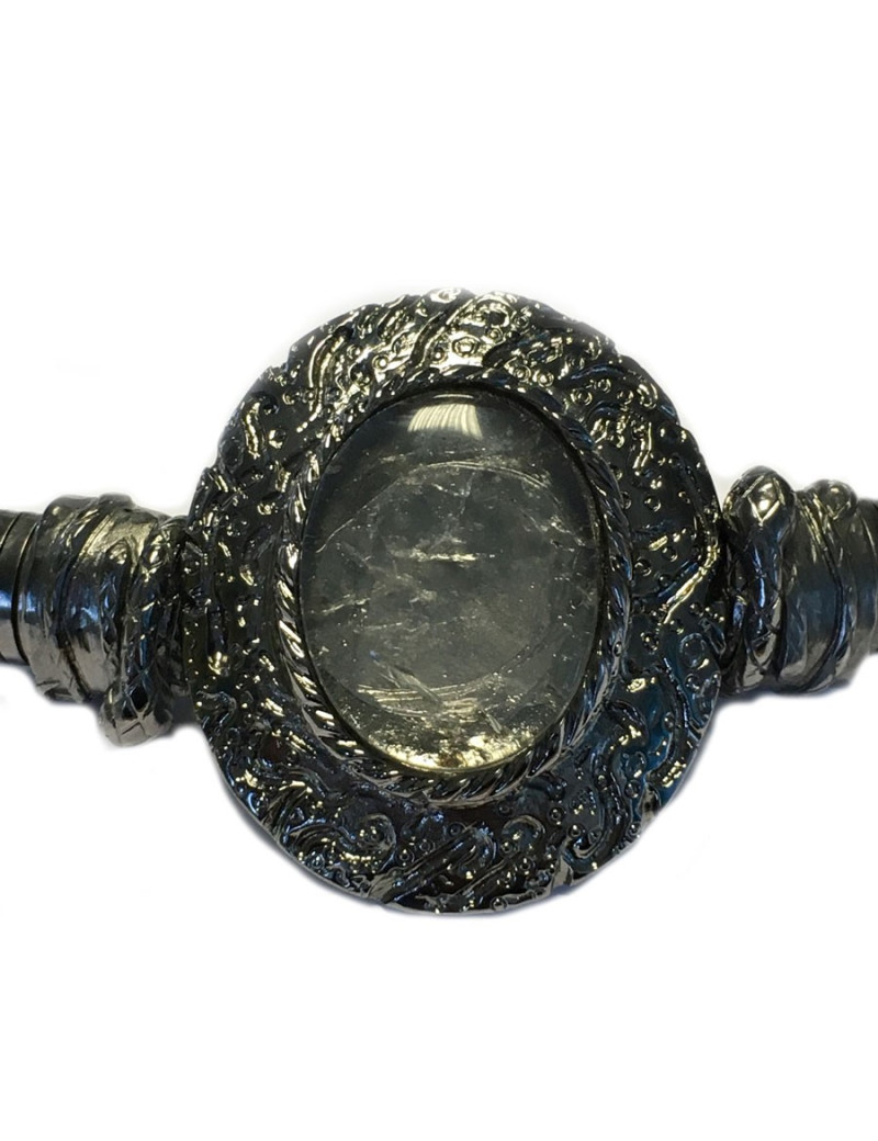 xxx Ceinture GOOSSENS en métal argent ruthénium