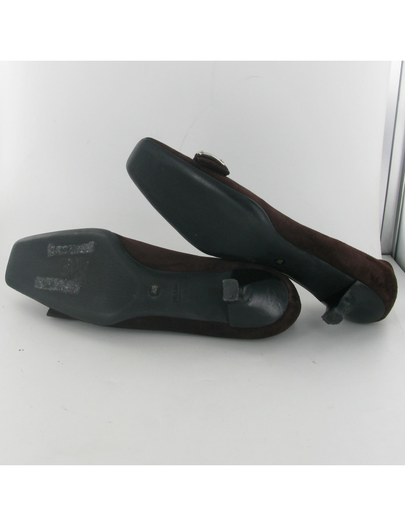 Escarpins en daim PRADA