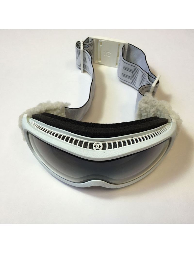 Masque de ski CHANEL blanc