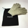 CHANEL gloves Shearling size 6.5