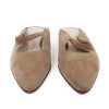 Chanel T35 mules, 5 light brown suede