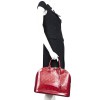 Alma LOUIS VUITTON leather red painted monogram GM bag