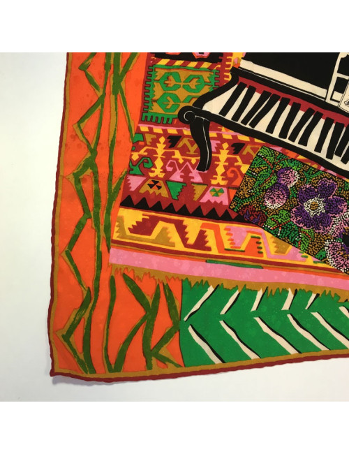 LOUIS FERAUD silk vintage scarf