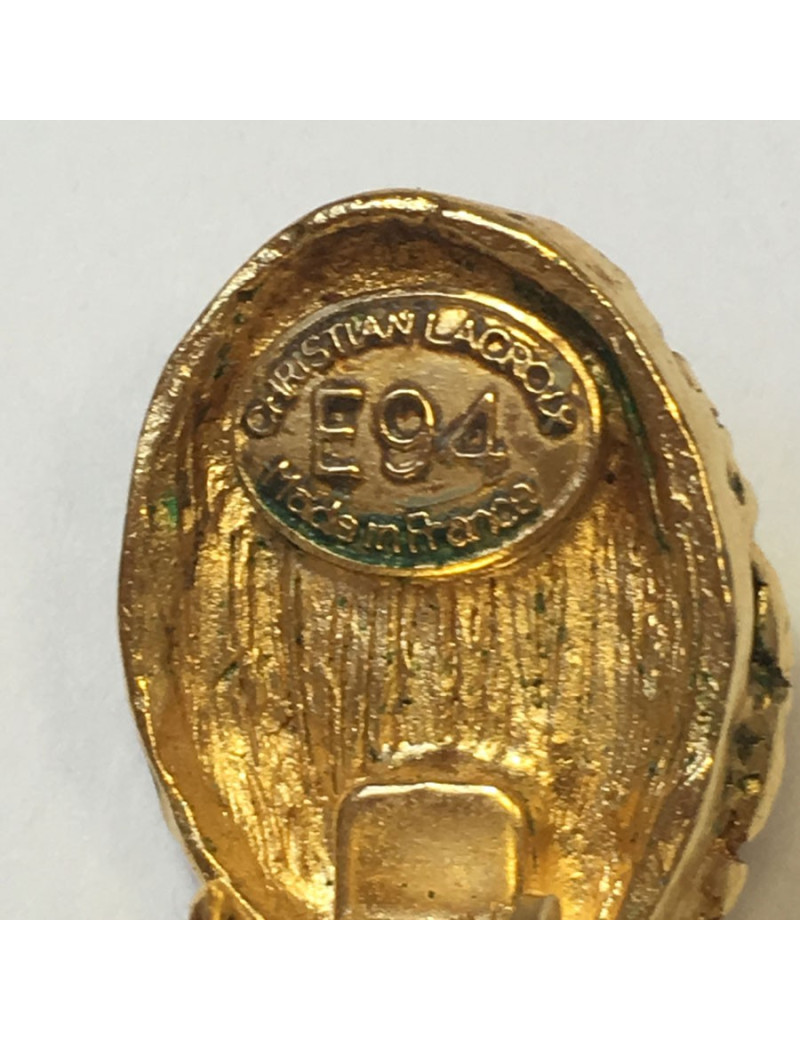 Earrings clips CHRISTIAN LACROIX summer 94