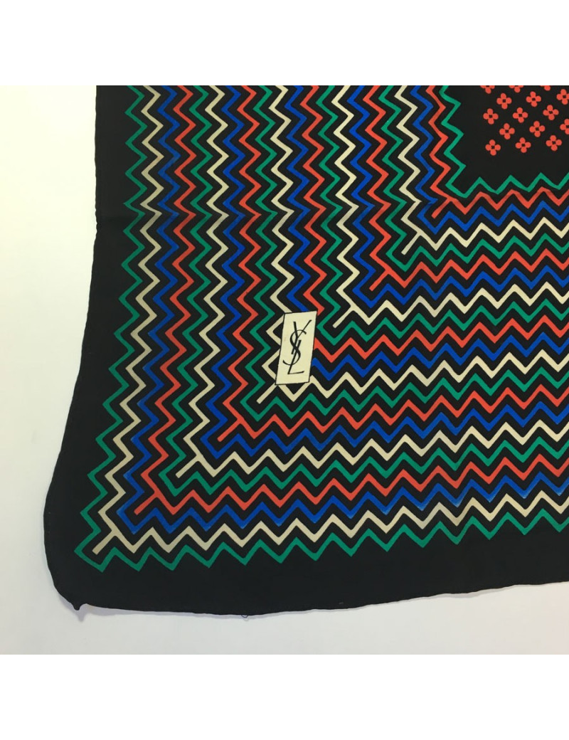 xxx Foulard YSL YVES SAINT LAURENT Vintage