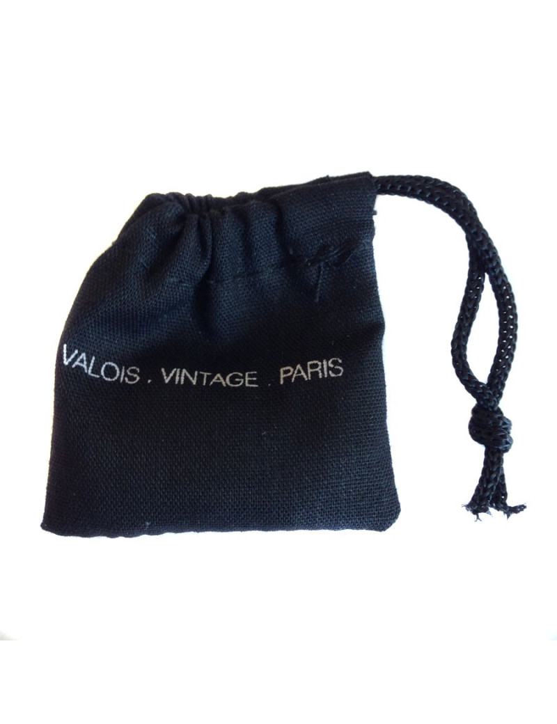 CHANEL black quilted leather pouch