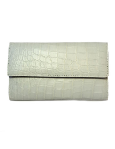 Portefeuille CASSEGRAIN en cuir ivoire
