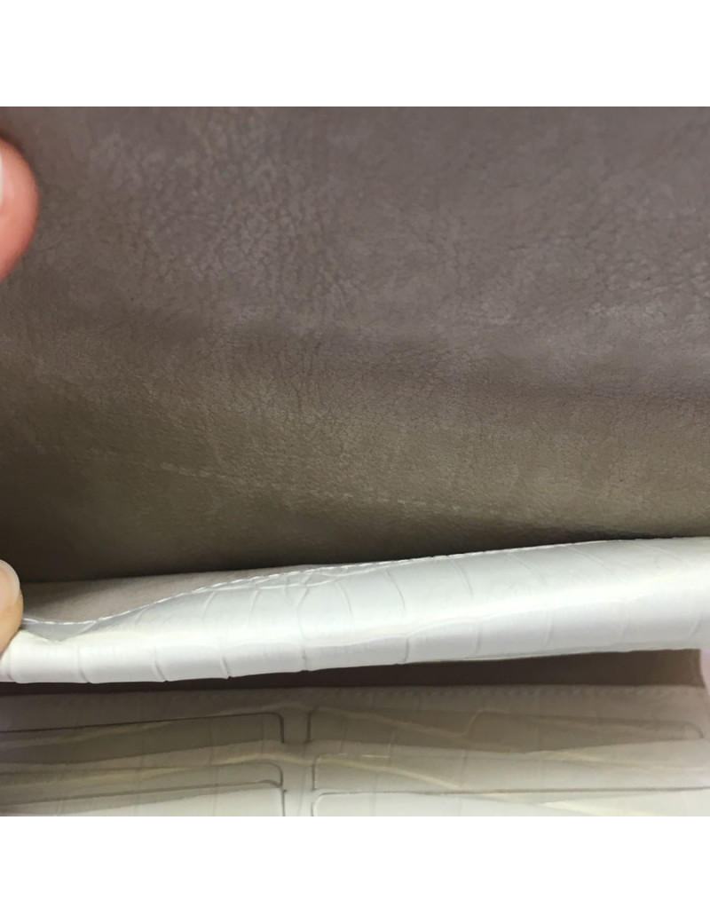 Portefeuille CASSEGRAIN en cuir ivoire