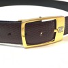 CÉLINE Vintage belt in burgundy lizard size 95EU