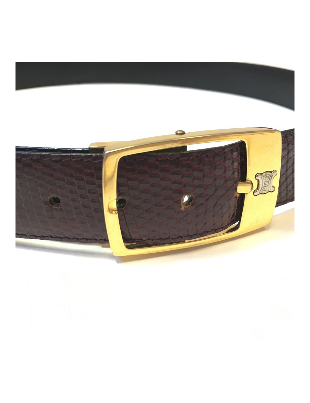 Ceinture CELINE en lézard Vintage