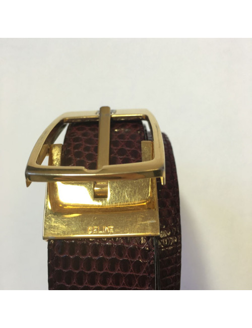 Ceinture CELINE en lézard Vintage