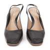 High Sandals SERGIO ROSSI Brown varnished leather T39