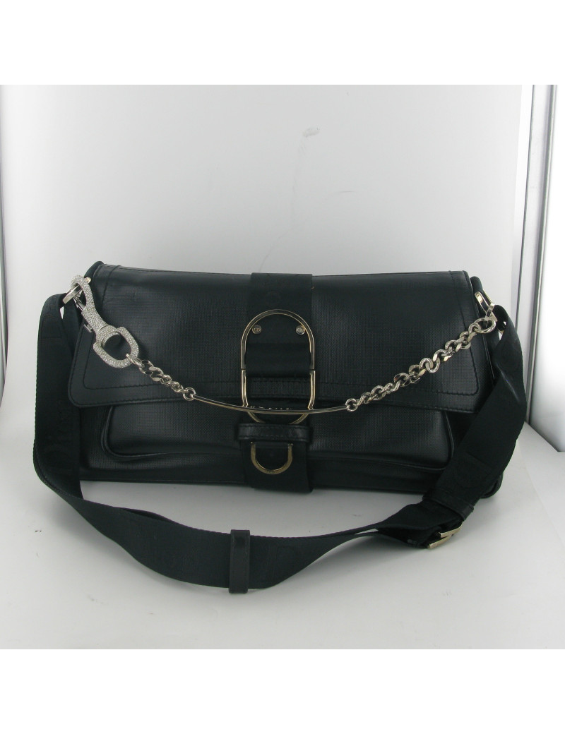 Sac cuir noir DIOR