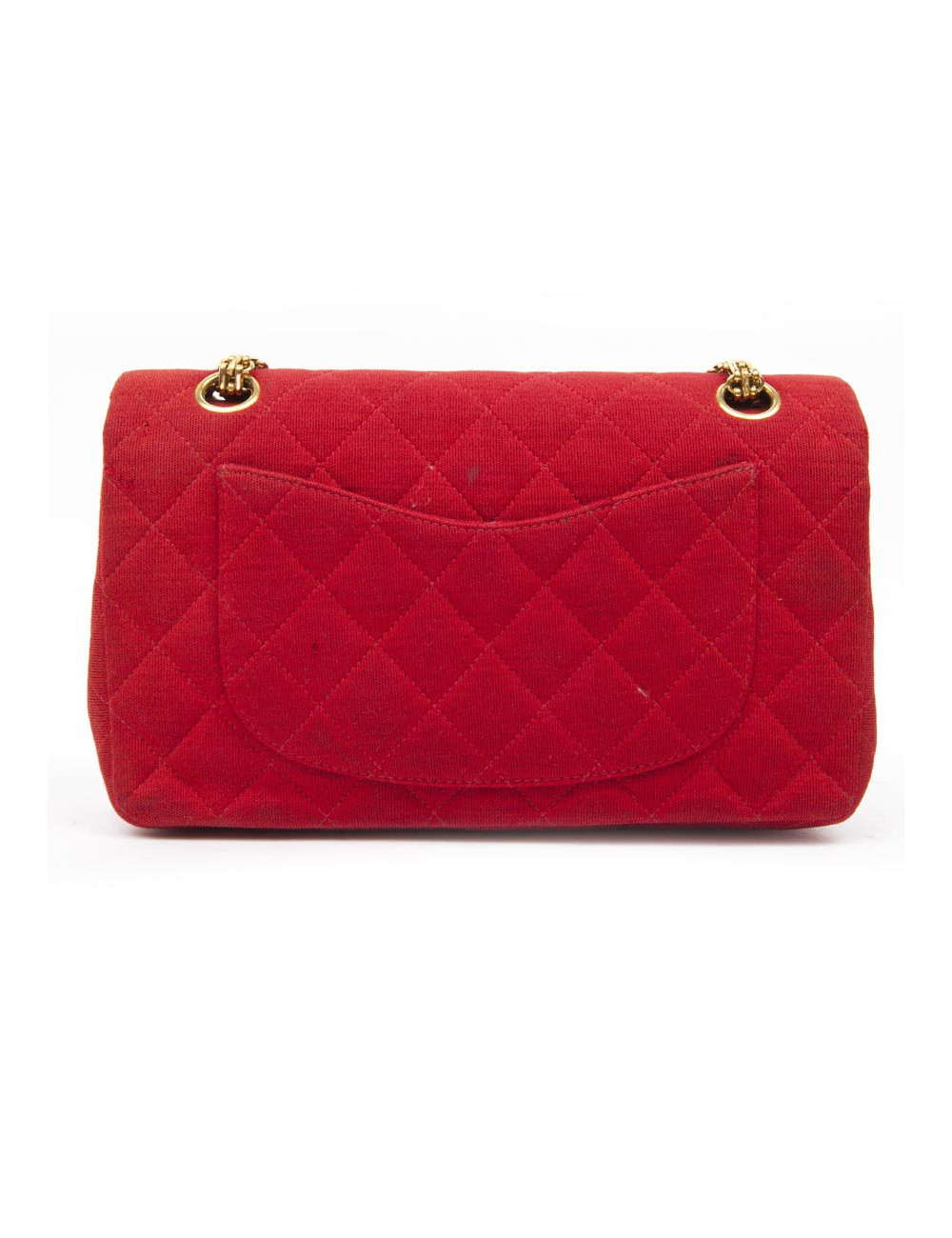 Sac CHANEL timeless jersey rouge