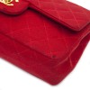 Sac CHANEL timeless jersey rouge