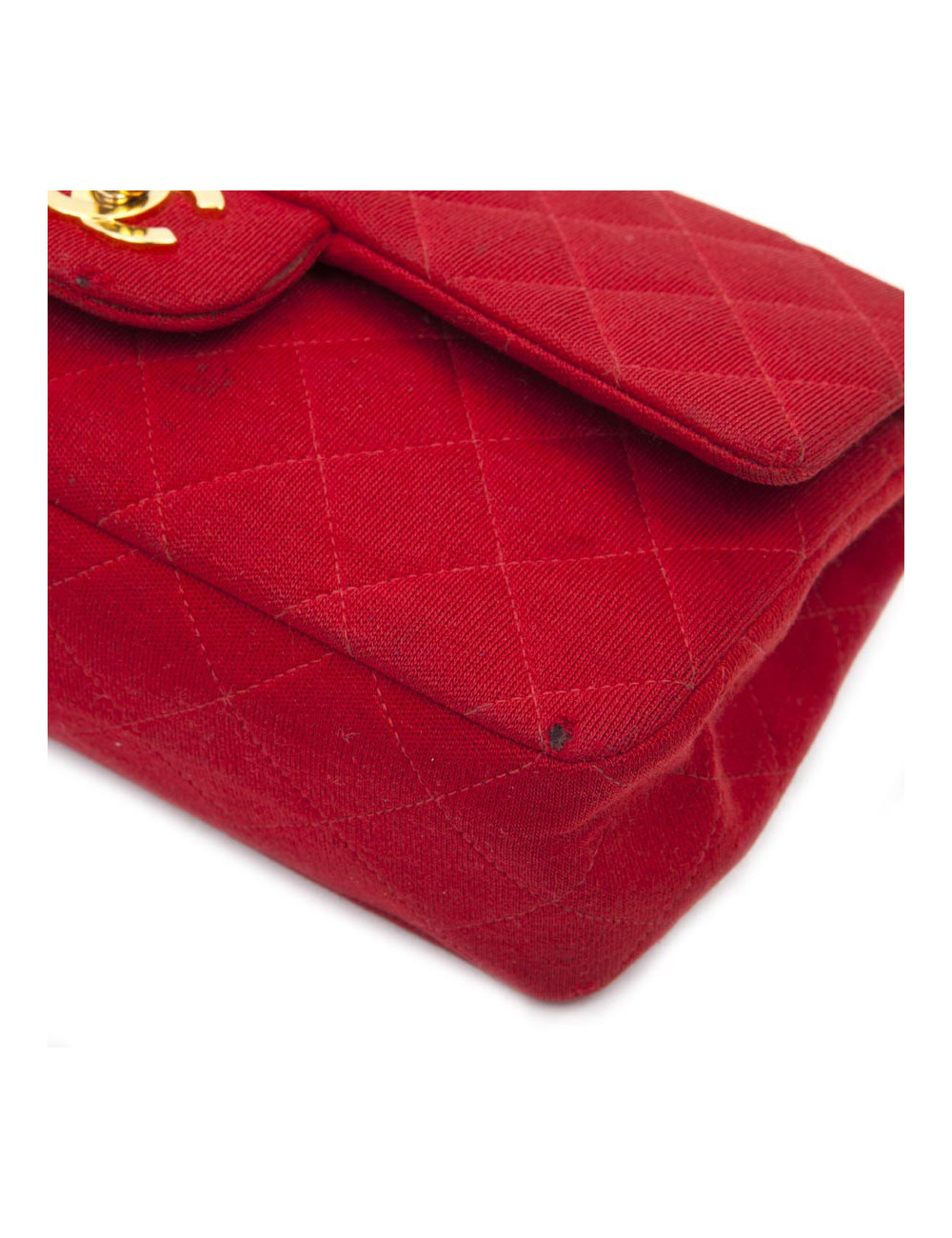 Sac CHANEL timeless jersey rouge
