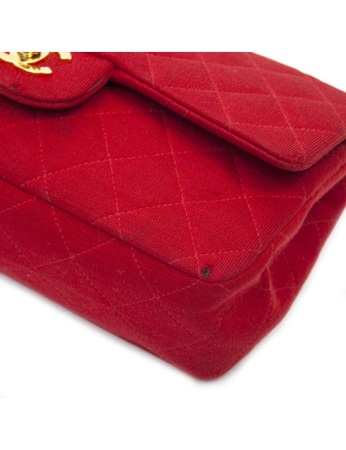 Sac CHANEL timeless jersey rouge