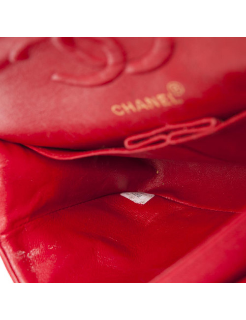 Sac CHANEL timeless jersey rouge