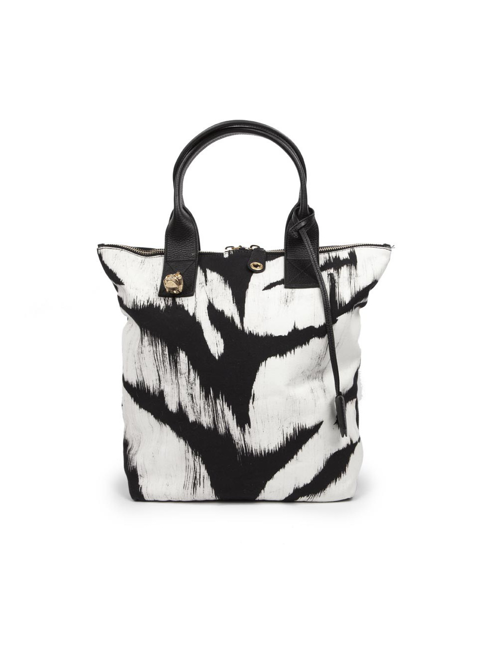 Sac cabas ALEXANDER Mc QUEEN toile et cuir 