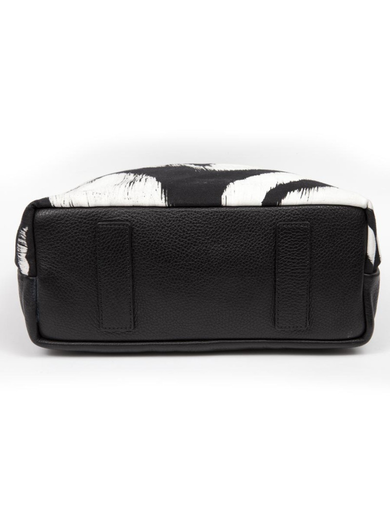 Sac cabas ALEXANDER Mc QUEEN toile et cuir 