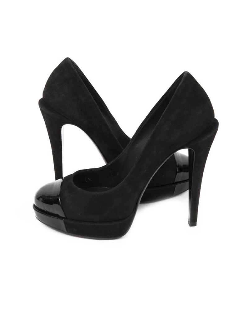 Escarpins CHANEL T 36.5 avec plateforme