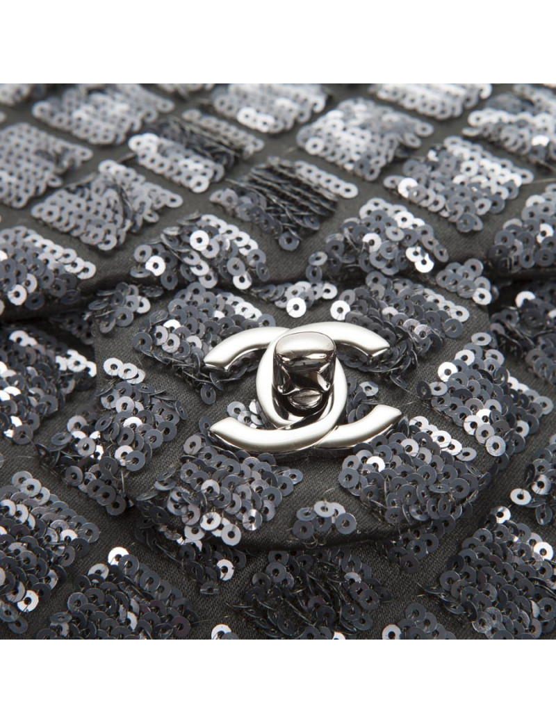Bag CHANEL timeless sequined blue night