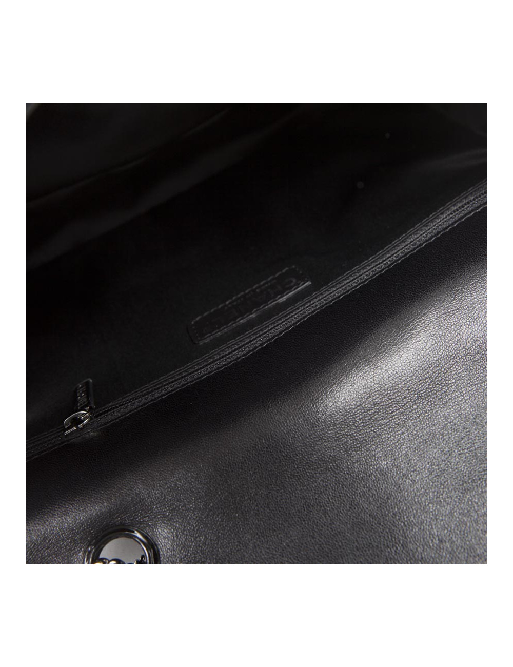 Sac timeless CHANEL à sequins bleu nuit