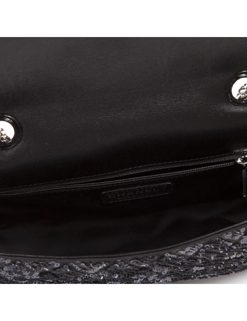 Bag CHANEL timeless sequined blue night