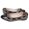 MARC JACOBS T 35 ballerinas silvery-gray quilted leather