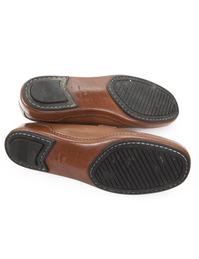 Moccasins LOUIS VUITTON T 38.5 calf gold