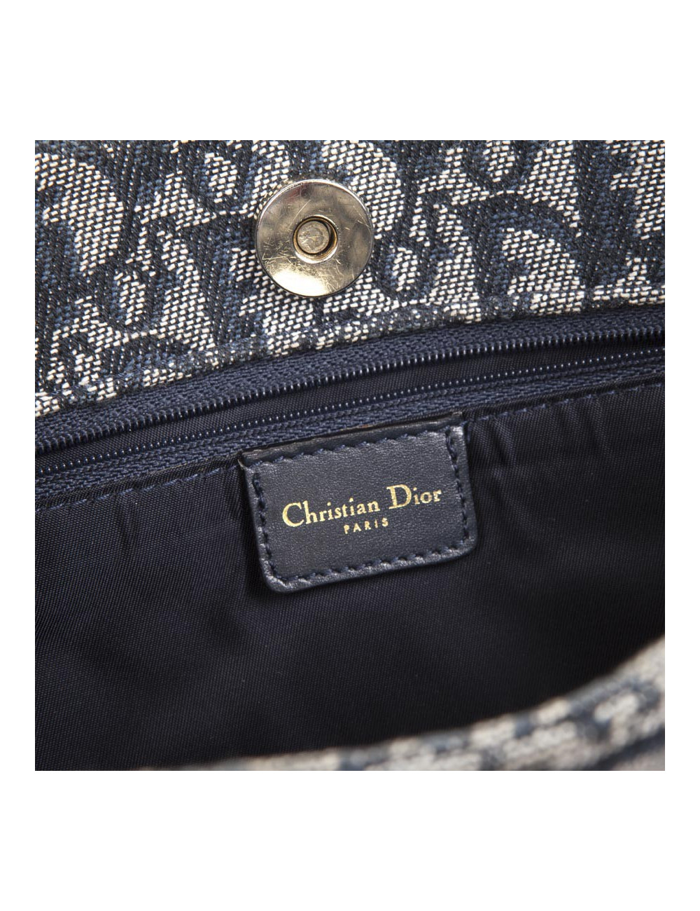 DIOR blue monogram bag