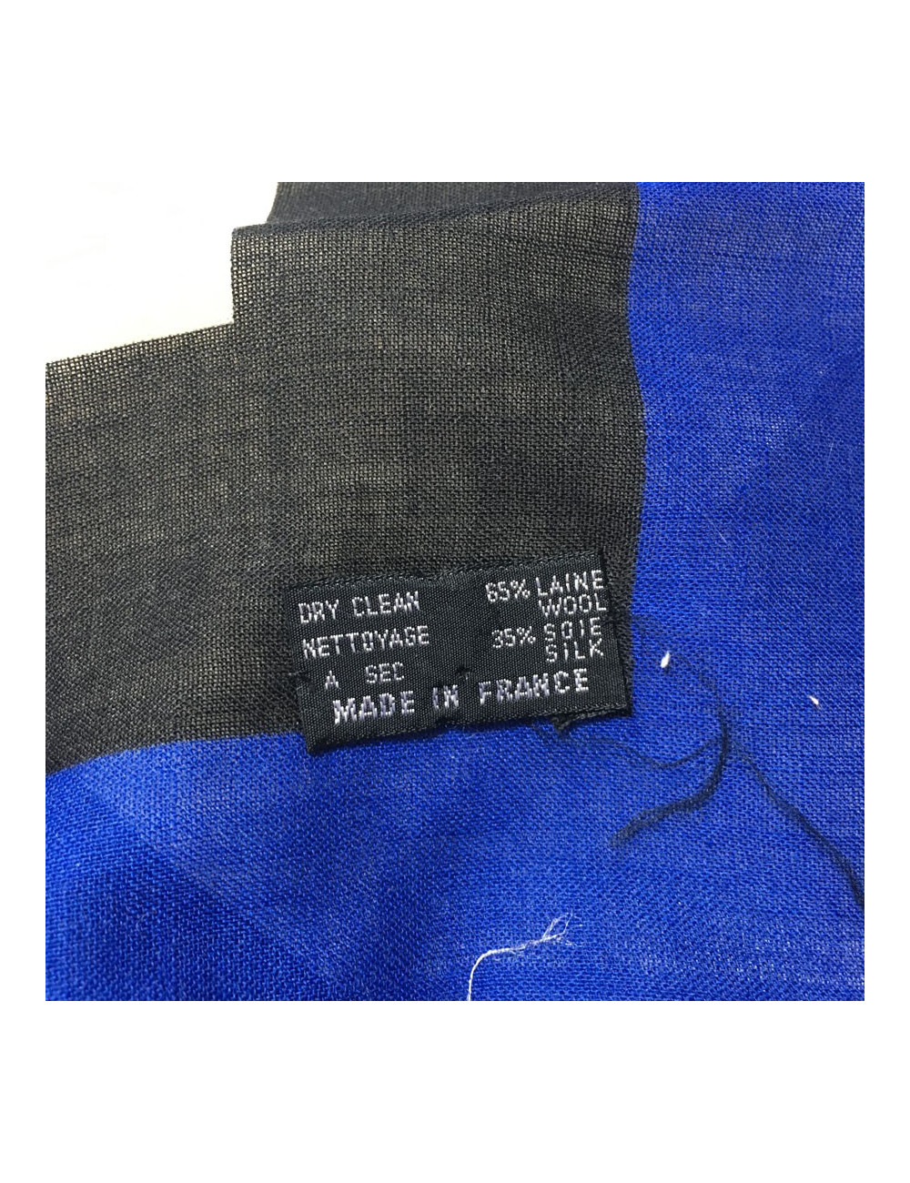 CHRISTIAN DIOR shawl in wool and silk