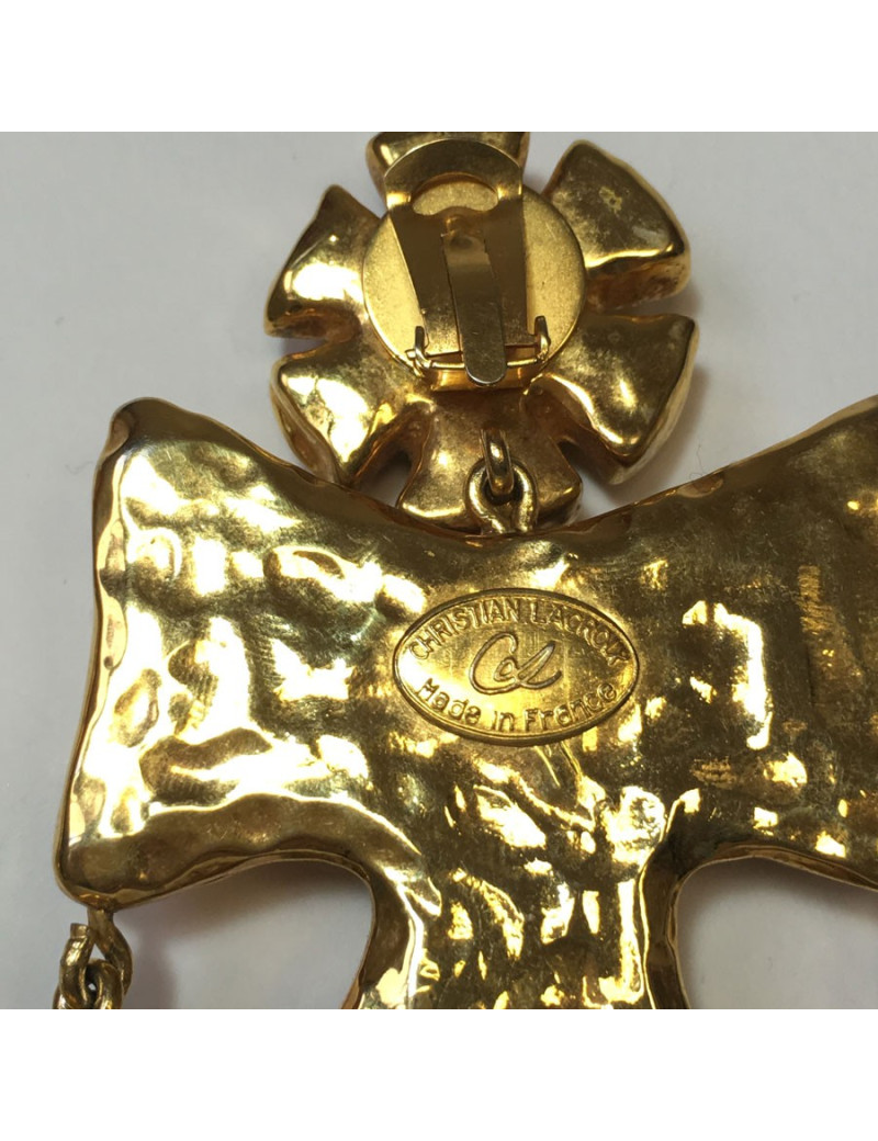 Earrings clips CHRISTIAN LACROIX Couture