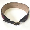 BURBERRY PRORSUM leather purple T80 belt