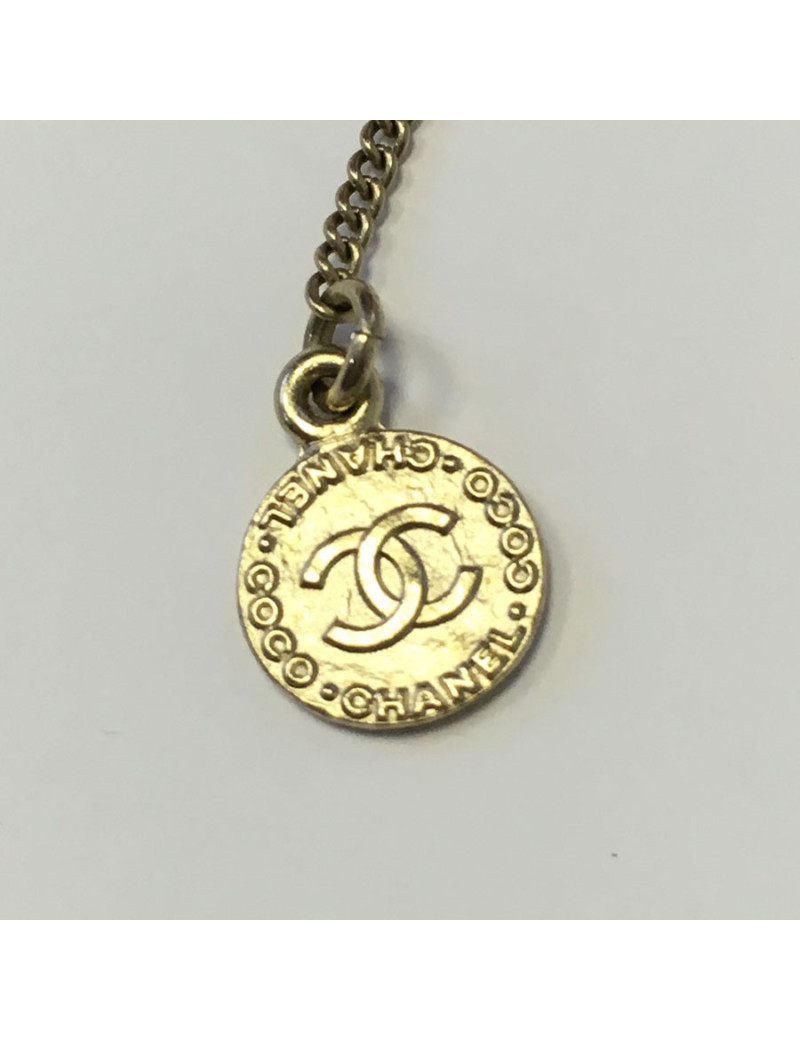 Necklace CHANEL Camellia glittery glass