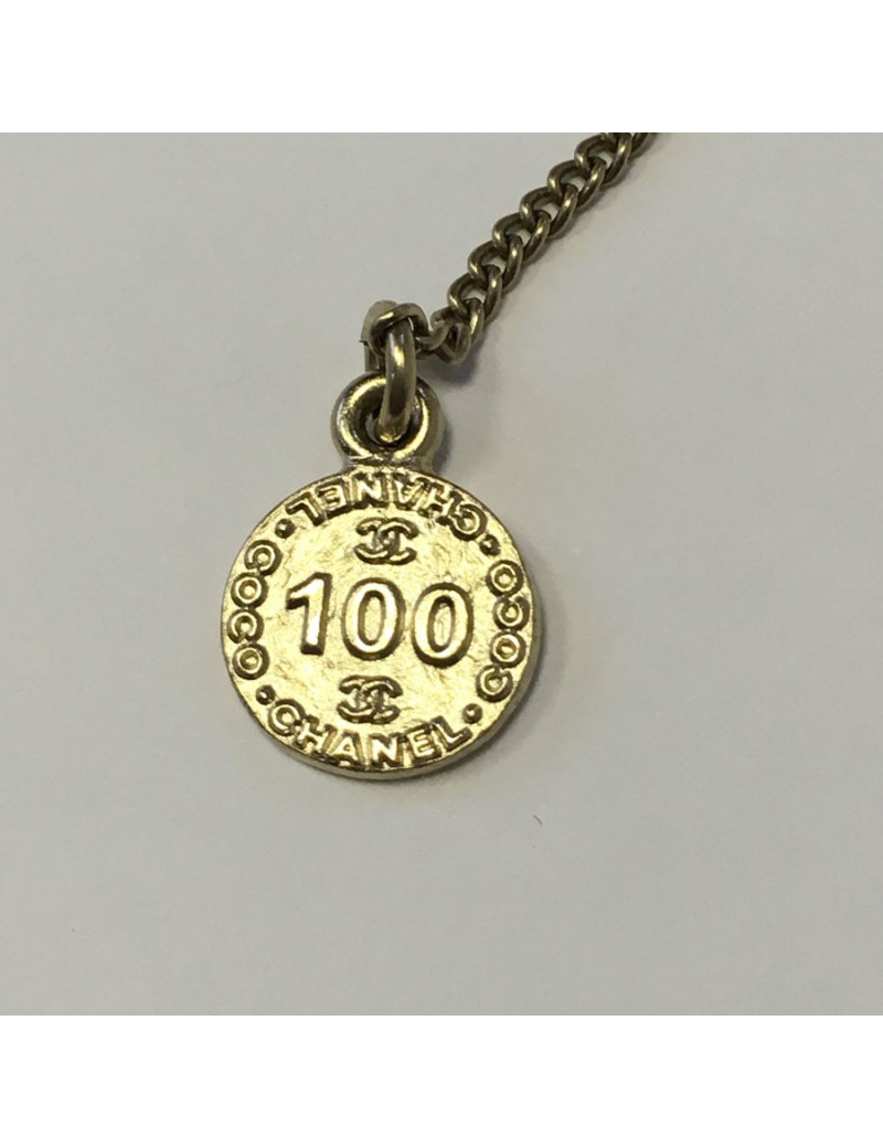 Necklace CHANEL Camellia glittery glass