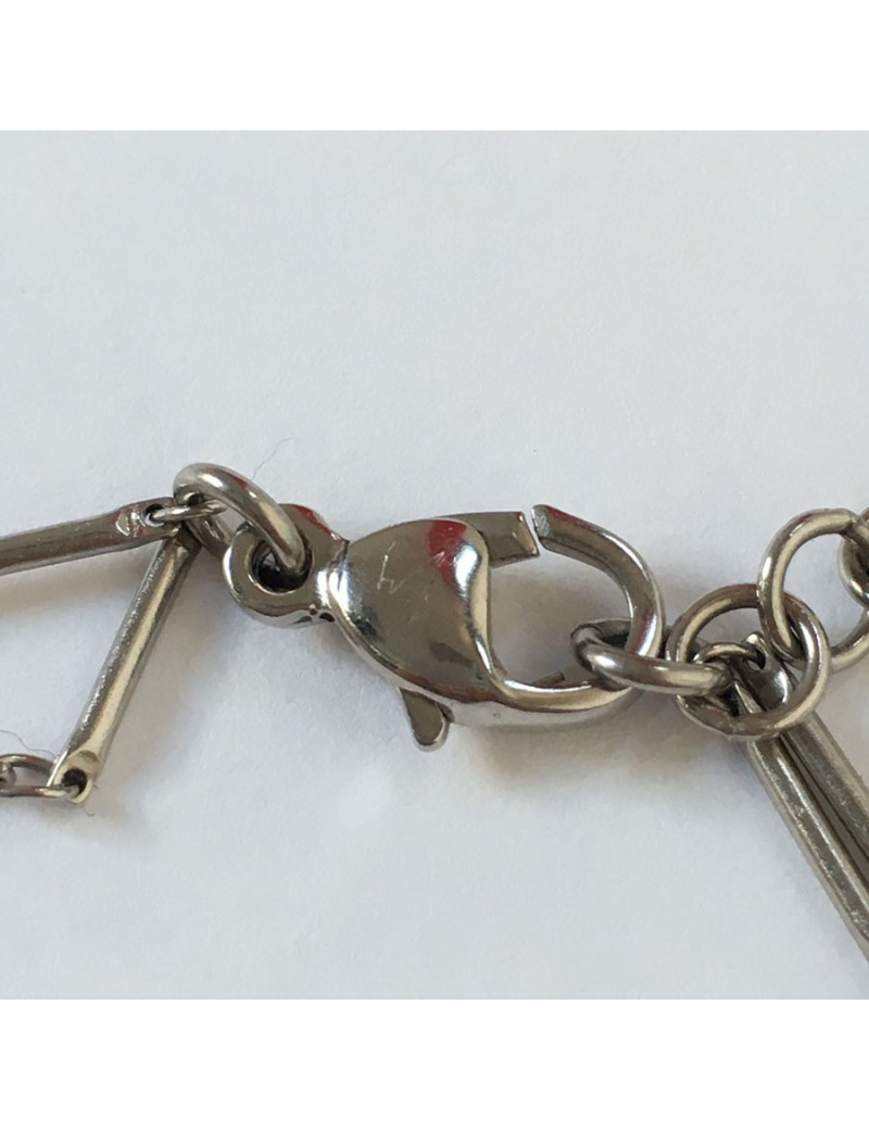 xxx Plastron CHANEL en perles et pierres