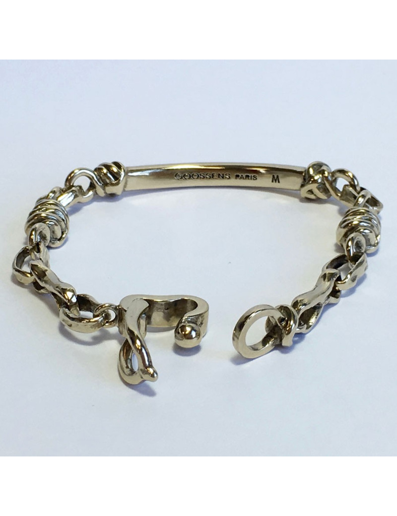 xxx Bracelet GOOSSENS Paris en métal doré taille M