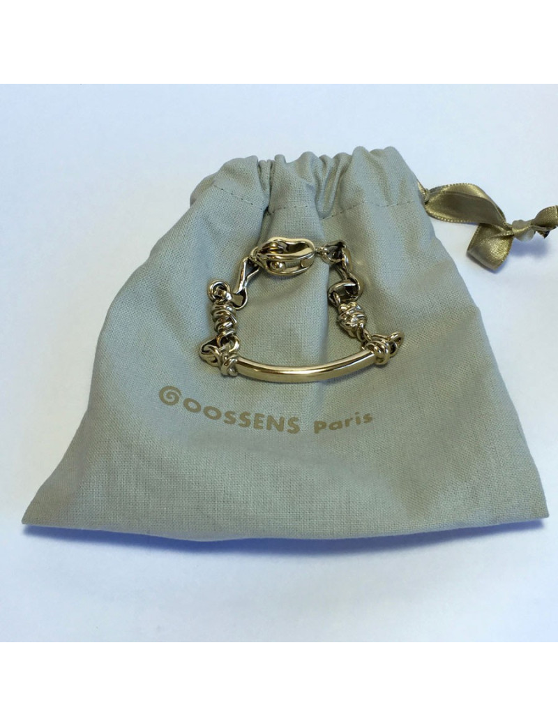 xxx Bracelet GOOSSENS Paris en métal doré taille M
