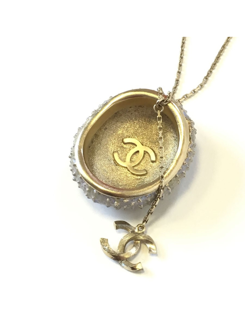 Necklace "Sea Urchin" CHANEL gold metal