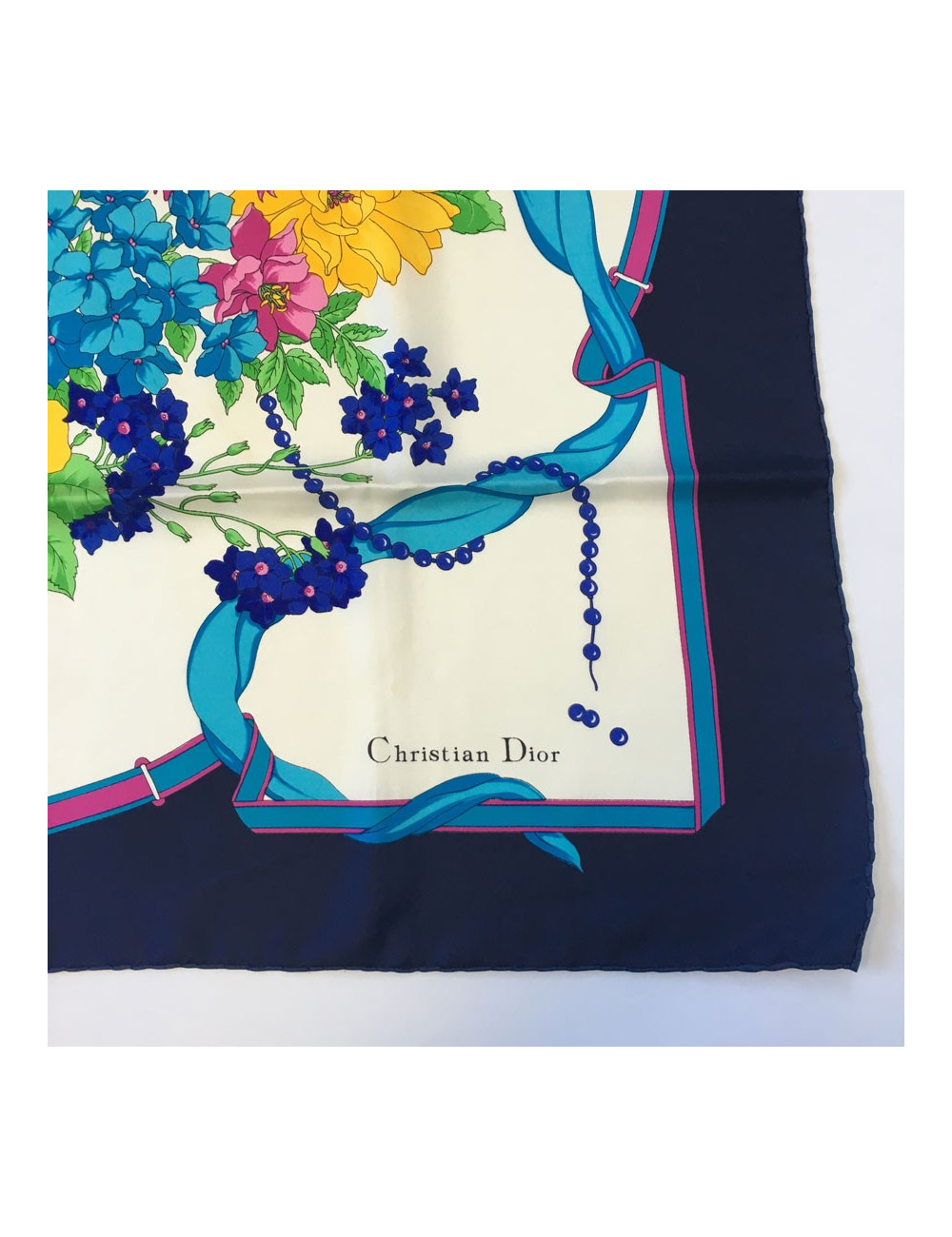 CHRISTIAN DIOR silk scarf