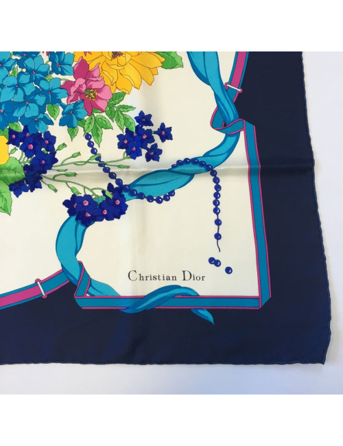 CHRISTIAN DIOR silk scarf